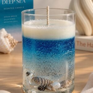 seashell candle